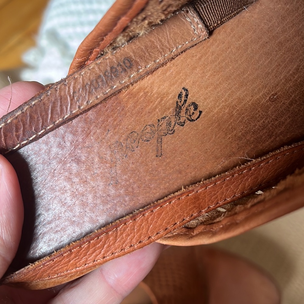 FREE PEOPLE Leather Clogs - Picture 10 of 10